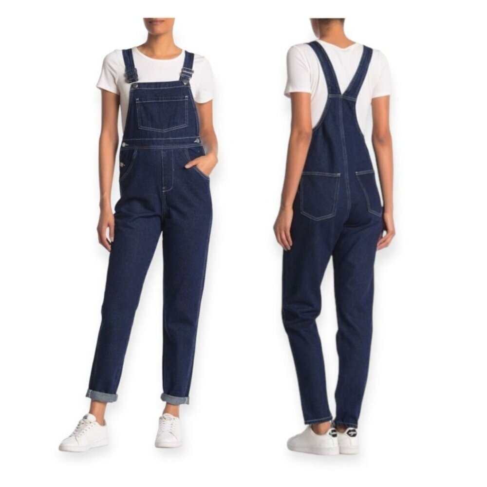 WE WORE WHAT Basic Denim Overalls, size M, New with tag